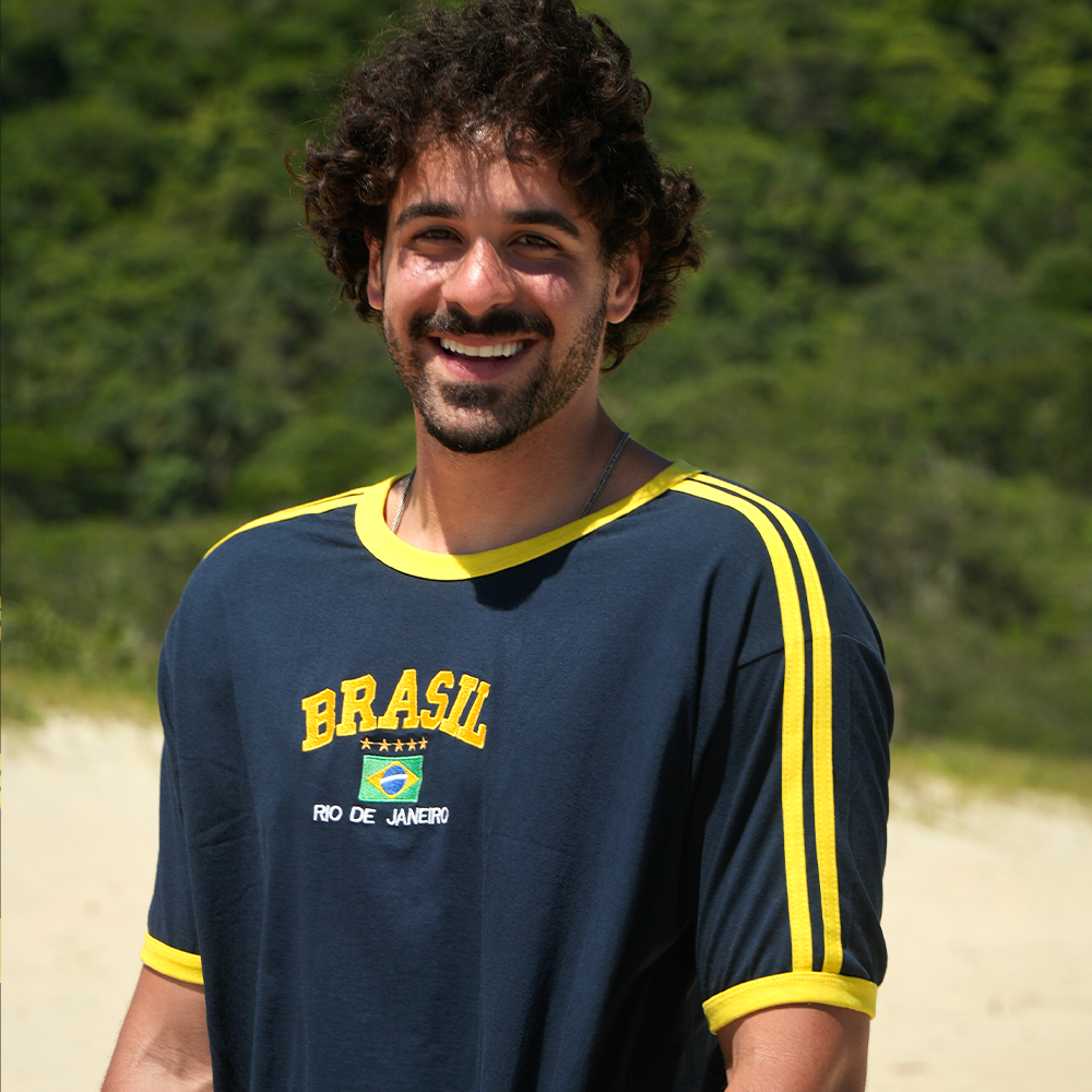 Camisa Bordada Masculina