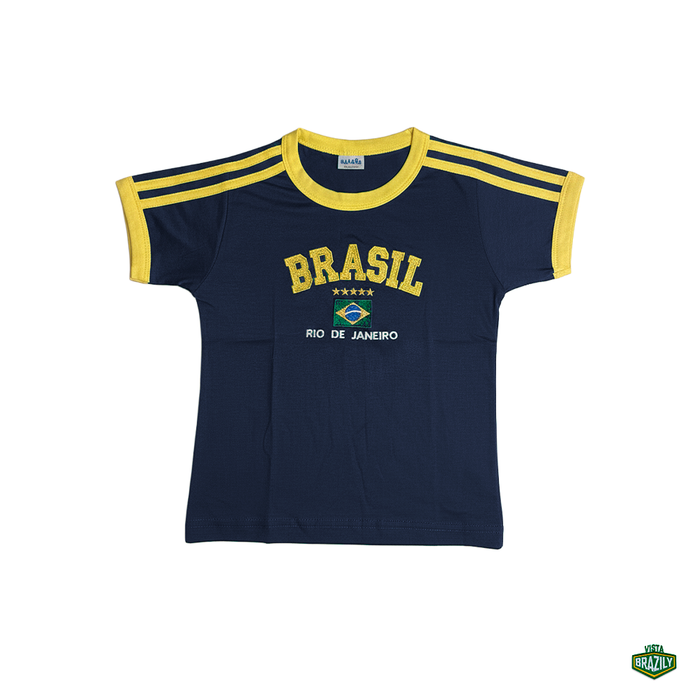 Camiseta Baby Look + Short Vintage Curto