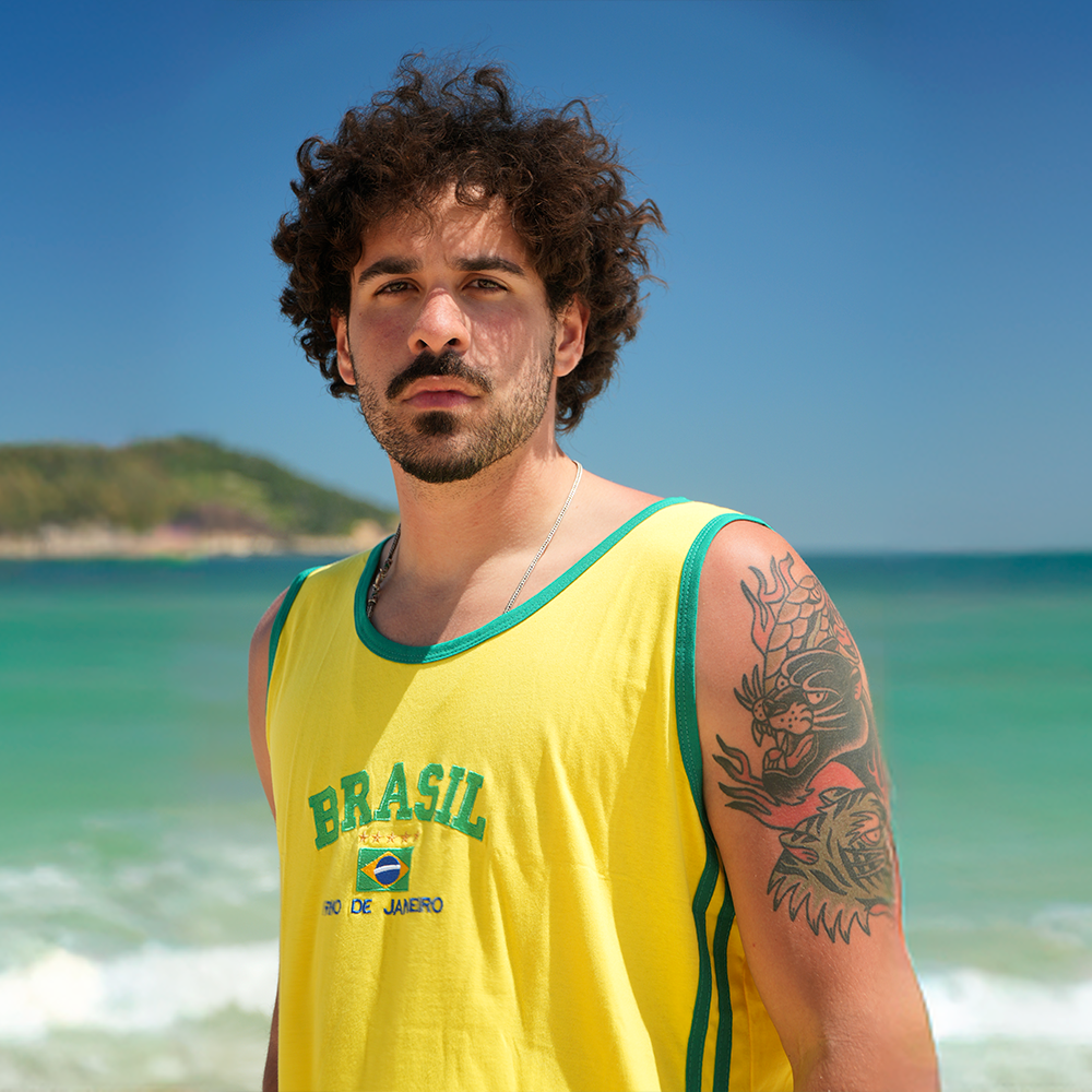 Regata Bordada Masculina